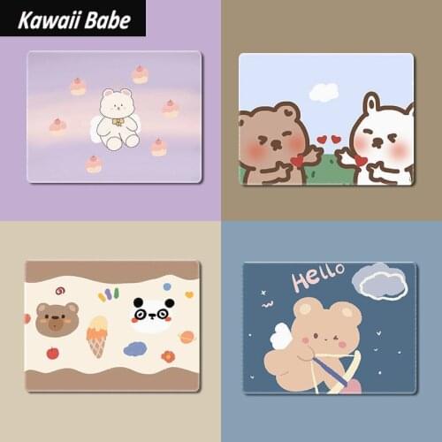 22x18cm Laptop Mouse Mat for Office Home PC Computer Keyboard Cute Mouse Pad Kawaii Desk Pad Deskpad Gaming Desk Mats Gamer