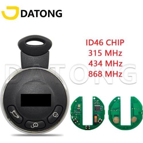 Datong World Car Remote Key For BMW MINI Cooper S One D CLUBMAN COUNTRYMAN CABRIO 868 Mhz ID46 Chip FCCID KR55WK49333 Smar Key