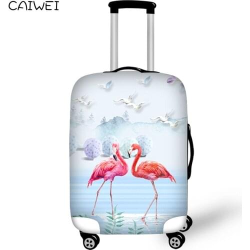 Flamingo Case Cover Travel Suitcase Protective Cover Bags Luggage Protect Covers for Women Girl Fashion for Trunk Case