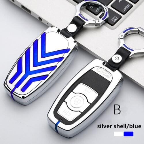 Zinc Alloy Car Key Cover Protection For Great Wall Haval Hover H6 2015 C50 Hoist 3 Buttons Smart Remote Shell Case Keychain