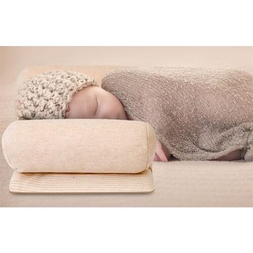 Infant Baby Summer Comfortable Cotton Adjustable Safe Anti Roll Pillow Anti-Roll Infant Sleep Positioner Newborn Toddler