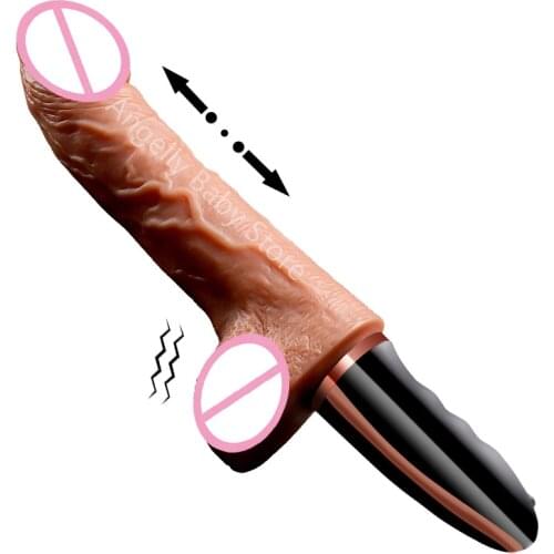 GaGu Quality Realistic Dildo Vibration Super Strong Vibrating Big Penis With Handle Adult Vibrator Sex Toys For Women Lesbian
