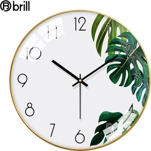 Creative Nordic Modern Wall Clock Gold Watch Wall Living Room Bedroom Clocks Wall Home Decor Silent Farmhouse Decor Reloj Pared