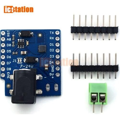 DC Power Shield Module V1.1.0 For WEMOS D1 Mini Integrated Circuits