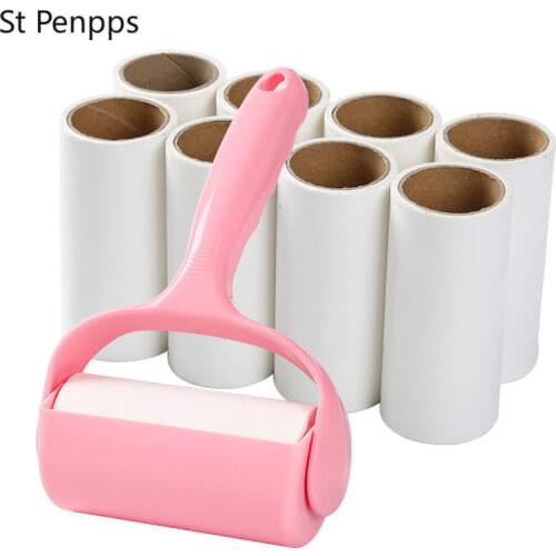 Household washable wool roller pet epilator comb tool for easy cleaning of dog cat hair brush base furniture sofa clothes