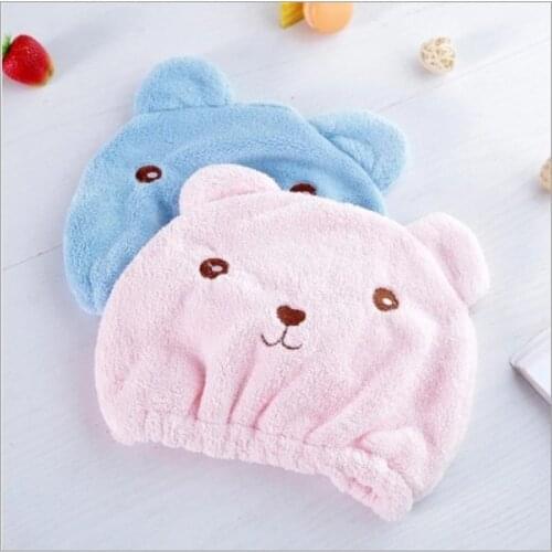 NEW good hygroscopicity and breathability Microfiber Hair Turban Quickly Dry Hair Hat Wrapped Towel Cap towel