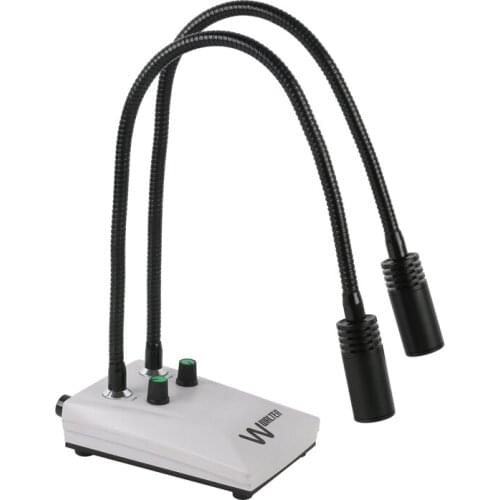 Industry Video Microscope HDMI Camera Fill Light 6W 7500K High Brightness LED Gooseneck Light Illuminator Lamp Spotlight Lamp