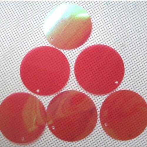 Sewing supplies 30MM Side Hole Round Flat Piece Garment, Wedding Garment, Shoes DIY Accessories PVC Pearl Piece sequins
