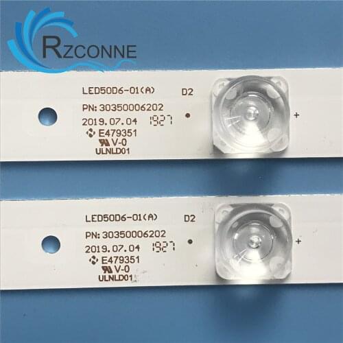 LED Backlight strip 6 lamp for Haier 50"TV 50A6M LE50A7100L LED50D6-01(A) LED50D06-ZC14AG-01 ZC14 30350006202 V500HJ1-PE8