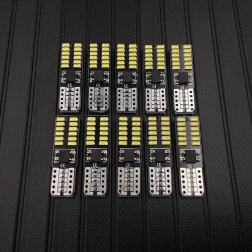 T10 canbus led 24led 3014smd t10 Led Canbus Car Smd Light w5w led 194 t10 24smd canbus led Bulb No Obc Error