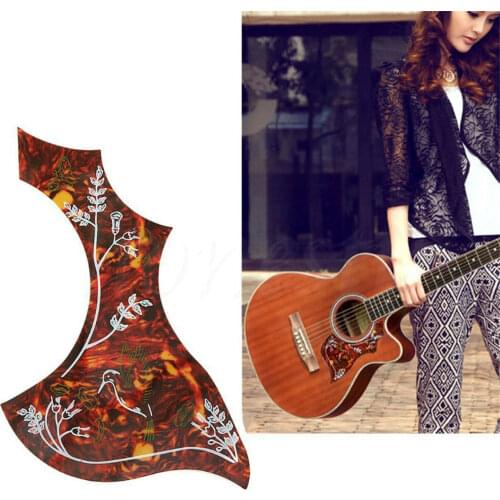 1Pcs Acoustic Guitar Anti-Scratch Folk Pickguard Guard Plate Guitar Parts Decor