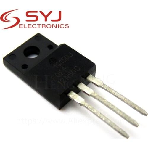 10pcs/lot FQPF12N60C 12N60 TO-220F 12A 600V In Stock