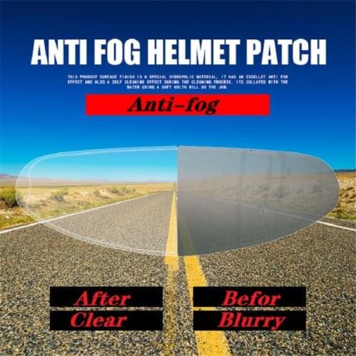 2PCS Anti-fog Waterproof Insert Helmet Lens Sticker Anti-fog Film Motorcycle Winter Anti-fog Shield Film Motorcycle Accessories