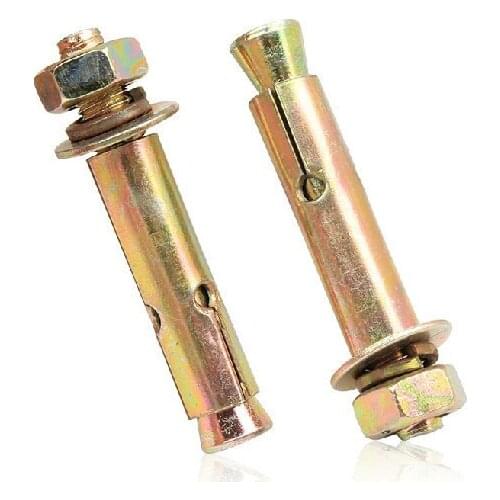 20 Pieces Expansion Bolt M6 x 50mm Hex Nut Sleeve Anchors