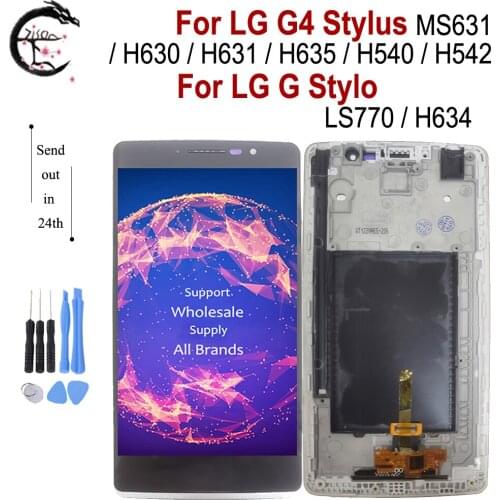 5.7" LCD With Frame For LG G Stylo LS770 H634 MS631 Display G4 Stylus H631 H540 H542 LCD Screen Touch Sensor Digitizer Assembly