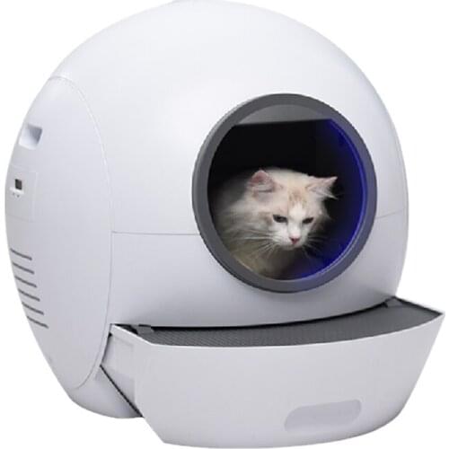 Big House Modern Cat Litter Box Self Cleaning Fully Enclosed Automatic Cat Litter Box Arenero Gato Cerrado Pet Toilet BD50CB
