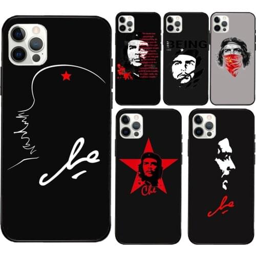 Che Guevara Smoking Cigar Case For iPhone X XR XS Max 7 8 Plus SE 2020 12 Mini 11 Pro Max Soft Phone Cover Coque
