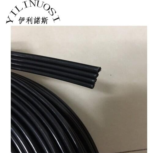 Black 4-line 2mm x 3mm UV Ink Tube ECO Solvent Printers