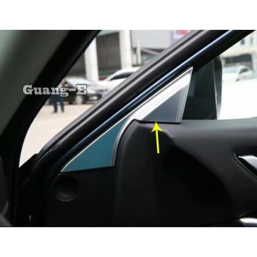 For Mazda6 Mazda 6 Atenza 2017 2018 2019 Car Inner A Column Audio Speak Window Windshield Side Triangle Trim Sticker Frame