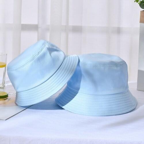 2020 Double-sided Fisherman Hat Womens Summer with Embroidery Outdoor Shade Foldable Sun Hat Flower Daisy Embroidery