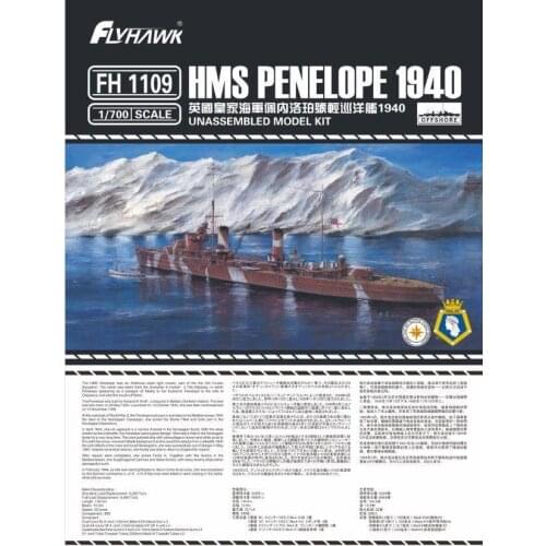 Flyhawk 1109 1/700 HMS Cruiser Penelope 1940 top quality