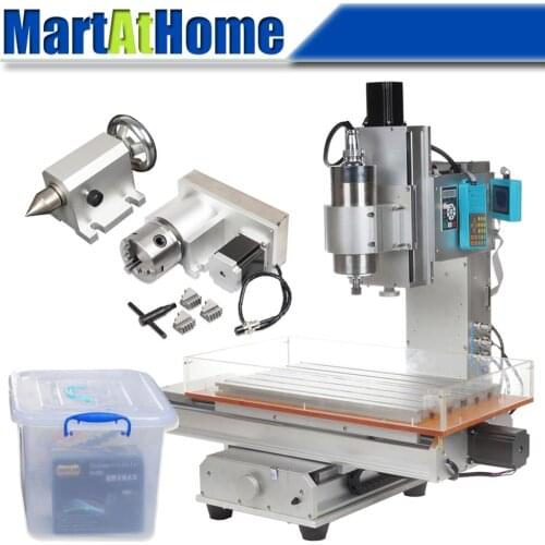 1500W/2200W 3/4/5 Axis 6040 CNC Router Engraving Machine Water-Cooled for Metal Wood Engraving, Support Mach3 LinuxCNC KCAM4