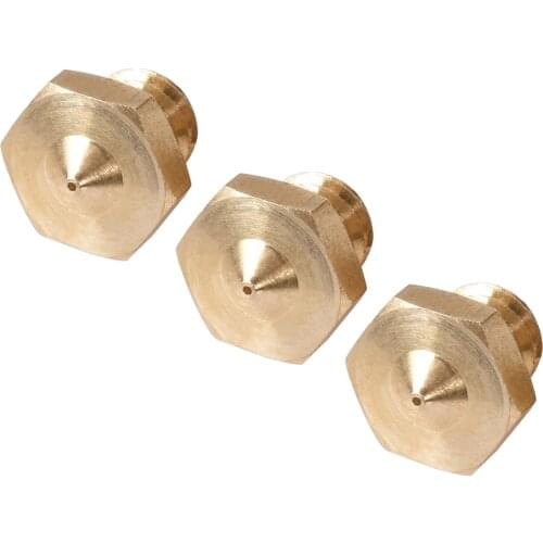 HotEnd 3D nozzle for Cyclops 2 in 1 out M5 Threas Brass nozzle to 1.75 filament for 0.4mm for 3D printer parts