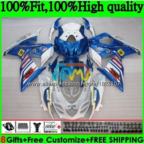 K9 For SUZUKI GSXR-1000 GSXR 1000 09 10 11 12 13 15 16 44BS.26 GSXR1000 2009 2010 2011 2012 2014 2015 2016 Fairing Pearl blue