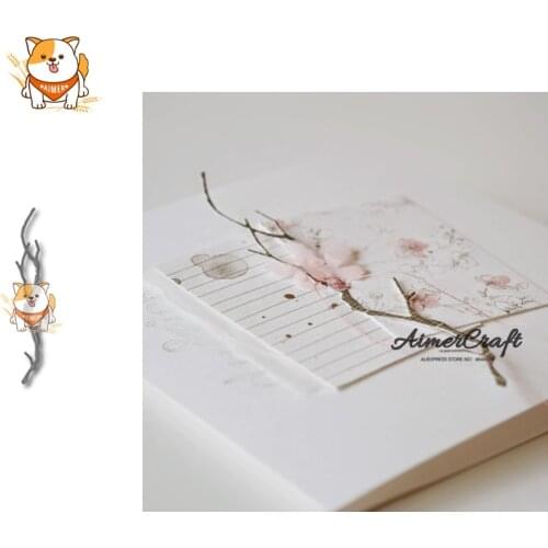 Branch Plant Metal Cutting Dies Scrapbooking Stencil For DIY Paper Card Decorative Embossing Die Cut Craft Dies New 2019