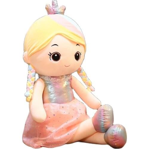 35-110cm Kawaii Rag Doll Stuffed Toys Plush Princess Dolls Kids for Girls Sleeping Playmate Kids Toy Christmas Gift