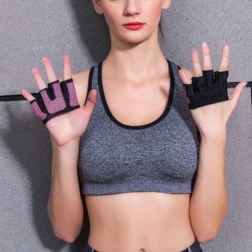 Anti-skid Weightlifting Gloves Breathable Half Finger Hand Grippers Gym Palm Protector