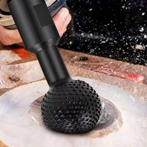 10/14mm Spherical Wooden Groove Carving Knife Rotary File Carbide Burr Grinding Head wood tools For 100/115/125 Angle Grinder