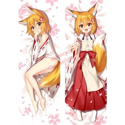 Original, Animation Sen Fox, a caring fox pattern, sexy girl 3D double sided throw pillow / pillow case,home textile products