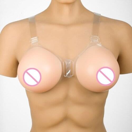 Breast Prosthesis Realistic Breast with Strap Breast Forms Enhancer Transgender or Mastectomy,silicone Breast Form As Women Bra