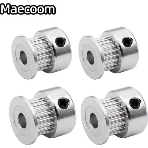 5pcs 3D Printer Parts GT2 Timing Pulley 16 Tooth 2GT 20 Teeth Aluminum Bore 5mm 8mm Synchronous Wheels Gear Part Width 6mm 10mm
