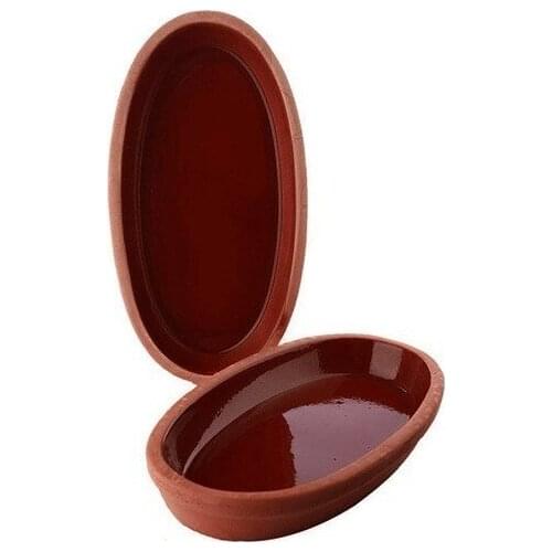 Modern Mypot Earth Intra- Glazed Oval Casserole 2'li сковорода utensílios de cozinha сковорода с крышкой кастрюля