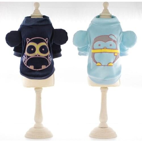 Funny Daily Outfit Dog Winter Clothes Comfortable Warm Autumn Pet Puppy Cat Coat for Small Dogs Yorkie Chihuahua Two Colors