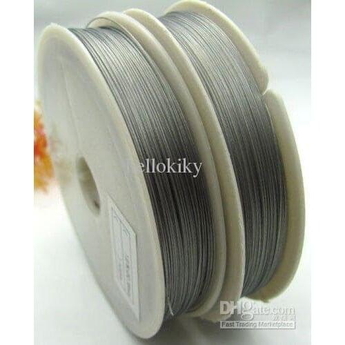 10ROLLS 100M Silver Color Tiger Tail Beading wire 0.45mm M82