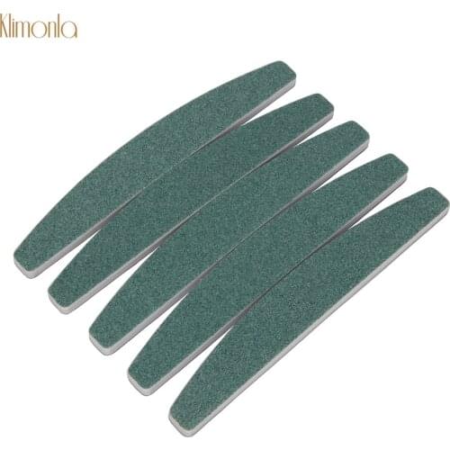 5pcs/pack Double Sided Green Nail Art Buffer Nail File Sanding Polishing Remover Manicure Profession Nail Files Art Salon Tools