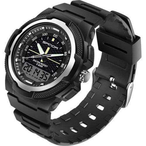 SANDA New Luxury Sport Men Quartz Watch Casual Style Military Watches Men Waterproof S Shock Male Clock relogio masculino 3004