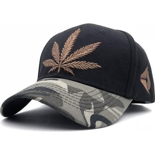 Maple Embroidery Baseball Cap Men Cotton Golf Hat Basketball Caps for Men Women Snapback Cap Gorras Hombre SWANOWING