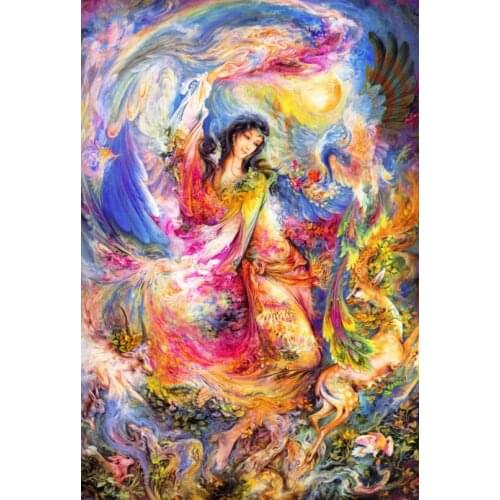 Beautiful Girl 5D DIY Diamond Painting Round Drill Embroidery Diamond Cross Stitch Mosaic Rhinestone Home Decor