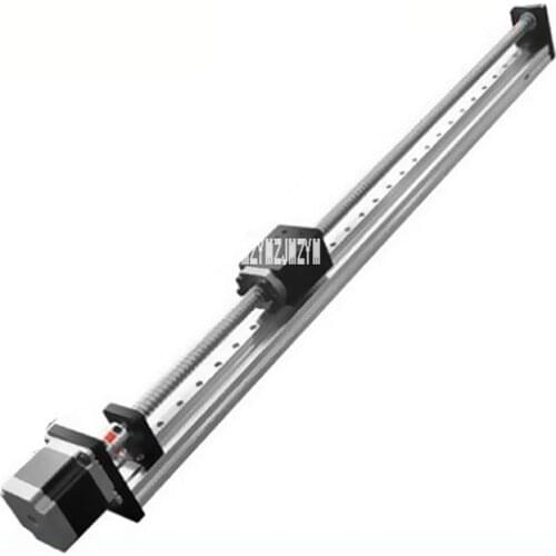 500MM FLS40C7 Linear Module Ball Screw Slide Precision Stepping Cross Motor Mobile CNC Linear Guide Slide Module 1.7V 0.95N.m