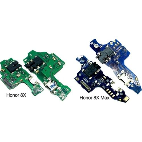 New USB Charging Charge Dock Port Connect Plus Audio Headphone Headset Microphone Board for Huawei Honor 8X / 8X Max