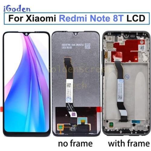 Original 6.3" Display For Xiaomi Redmi Note 8T LCD Touch Screen Digitizer Assembly Replacement Parts for Redmi Note 8T LCD