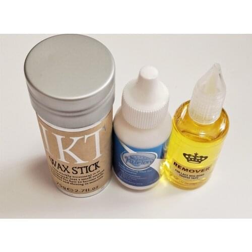 Hair Wax Stick 75g +38ml (1.3oz)Lace Wig Glue Hair Bonding +30ml Remover Wig Kits For Tape Toupee Lace Frontal Closure wigs