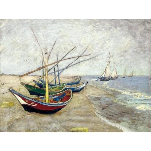 Landscape Van Gogh Printed 11CT Cross-Stitch Full Kit Embroidery DMC Threads Handiwork Handicraft Knitting Hobby Sales