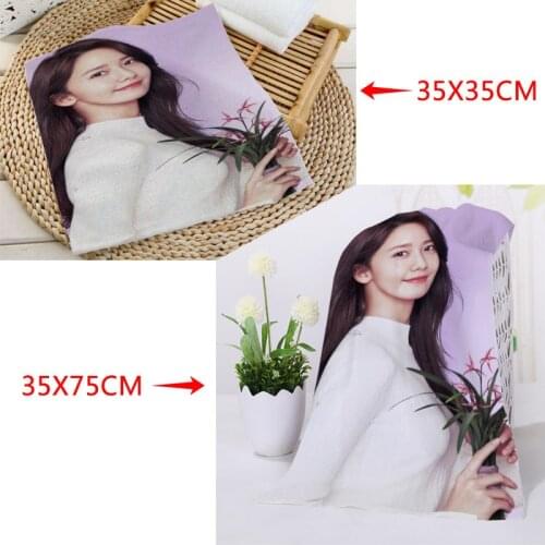 Custom Yoona 35x75cm Face Towels Facecloth Microfiber Washcloth Quick drying Sports Towel