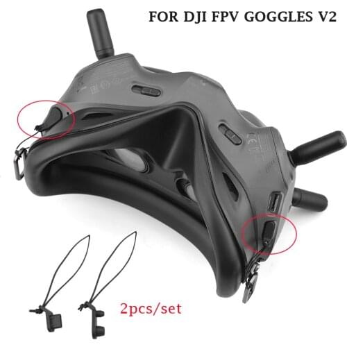 Dust Plug for DJI FPV Goggles V2 Charging Port Power Interface Soft Rubber Dustproof Cover with Anti-lost String for FPV Goggles