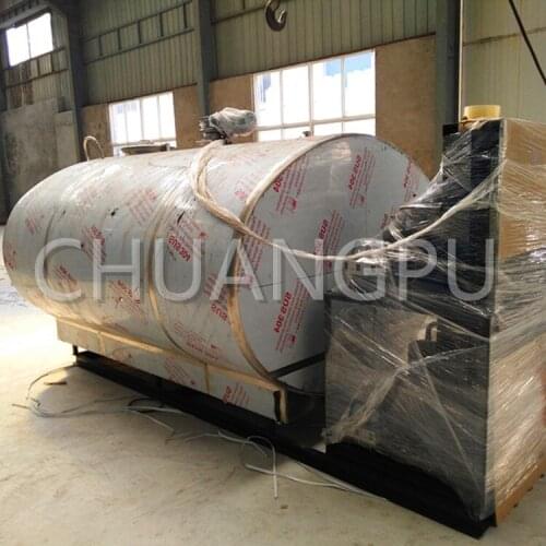 5000Liter Stainless Steel Milk Chilling Tank for Food Products Factory, 5T High-Performance and Low Noise Milk Cooling Tank